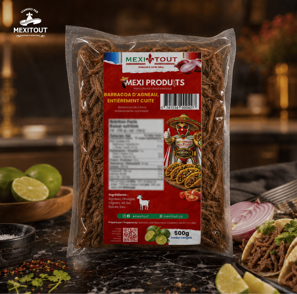 Barbacoa d’agneau entièrement cuite, prête à effilocher – 500 g – Image 2