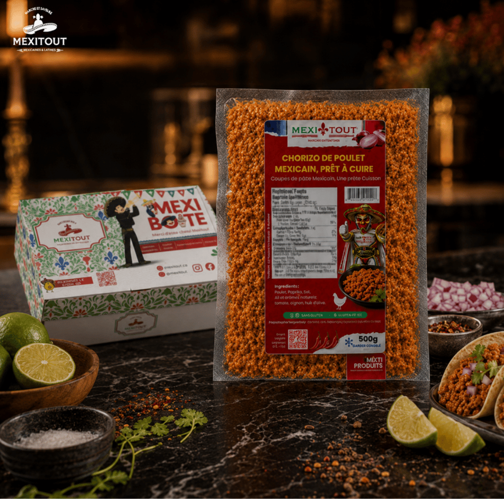 Chorizo de poulet mexicain prêt à cuire – 500 g – Image 3